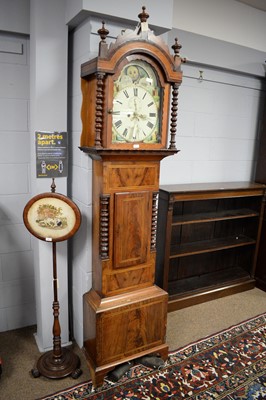 Lot 66 - A Victorian mahogany eight-day longcase clock.