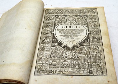 Lot 2 - A Bible; and book of Common Prayer.