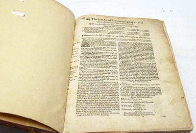Lot 2 - A Bible; and book of Common Prayer.