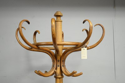 Lot 20 - A Victorian bentwood hat and coat stand.