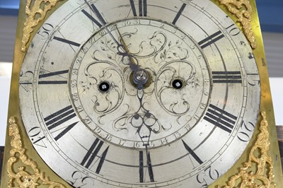 Lot 1210 - William Bell, North Shields: a handsome inlaid mahogany longcase clock.