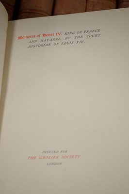 Lot 491 - A collection of volumes of Secret Court Memoirs.