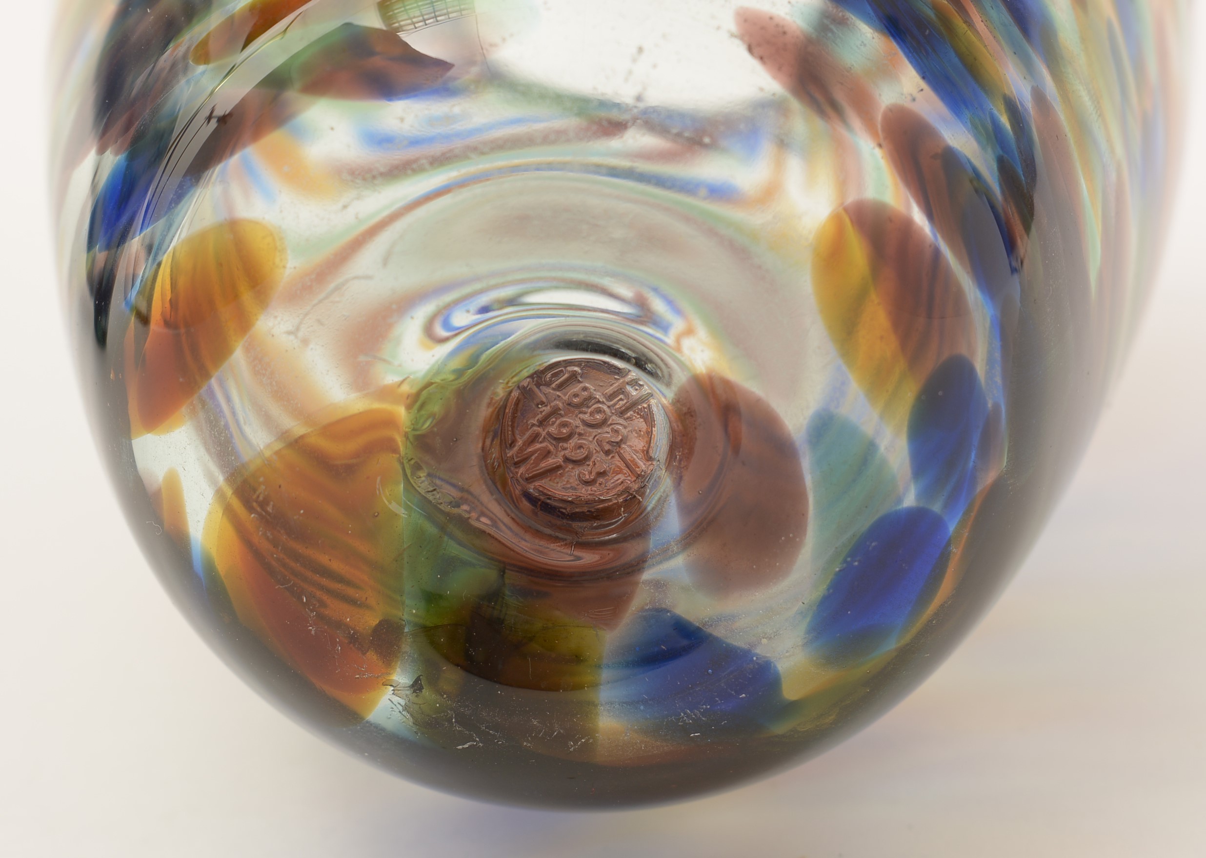 Lot 451 Two Hartley Wood Sunderland glass vases