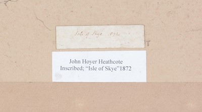 Lot 47 - John Hoyer Heathcote - Isle of Skye | watercolour