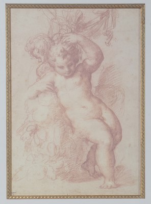 Lot 14 - After Caravaggio - Contrapposto and Tumbling Putti | offset lithograph