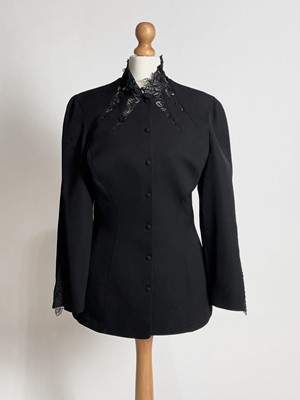 Lot 856 - A Thierry Mugler black dress jacket