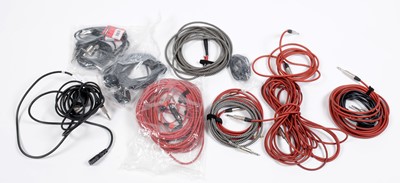Lot 79 - Bag mixed guitar cables