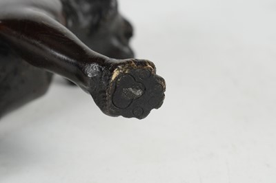 Lot 1225 - A 20th Century Japanese bronze tiger