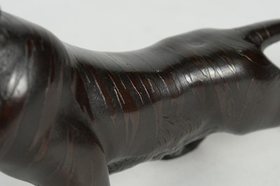 Lot 1225 - A 20th Century Japanese bronze tiger