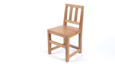 Lot 1278 - Workshop of  Robert ‘Mouseman’ Thompson (Kilburn): an oak side chair.
