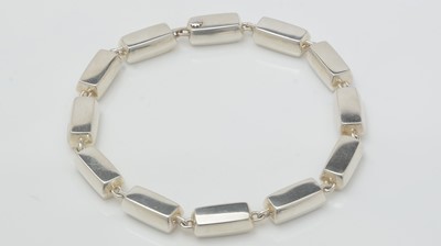 Lot 423 - Hans Hansen for Georg Jenson, Denmark: a silver necklace