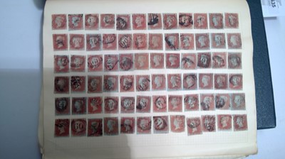 Lot 440 - A selection of penny black stamps and other stamps