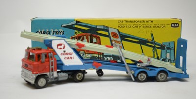 Lot 310 - A Corgi Toys die-cast model Car Transporter.