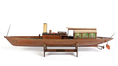 Lot 1223 - A good scratch-built live steam model of the Launch Branksome