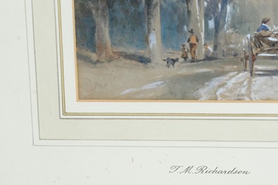 Lot 801 - Thomas Miles Richardson - Street Scene with Pony and Cart | watercolour