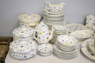 Lot 329 - A large assortment of Furnivals Ltd., Denmark dinnerware.