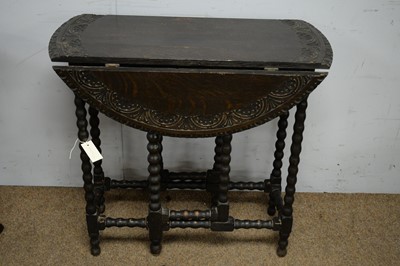 Lot 5 - Two 19th Century tripod tables and a gateleg table.