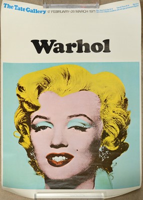 Lot 473 - After Andy Warhol - 1971 Tate Warhol exhibition poster featuring "Marilyn" | lithograph