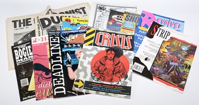 Lot 344 - Comics-related Magazines and Strip Art.