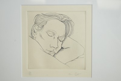 Lot 493 - Chris Daunt - Sleep | wood engraving