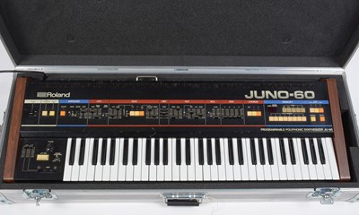 Lot 122 - Roland Juno 60 synthesizer keyboard