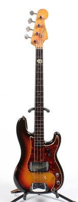 Lot 85 - 1963 Fender Precision Bass Sunburst.