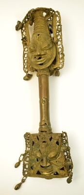 Lot 467 - An Ipawo Ase sceptre, perhaps from Egbado