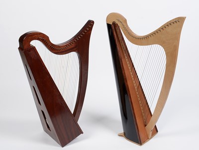 Lot 23 - A Celtic Harp and another