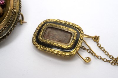 Lot 166 - Three antique brooches