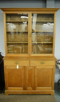 Lot 66 - A late Victorian pine bookcase