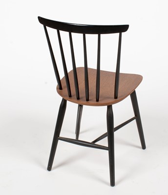 Lot 358 - Frank Guille for Kandya: a ebonised and teak dining chair