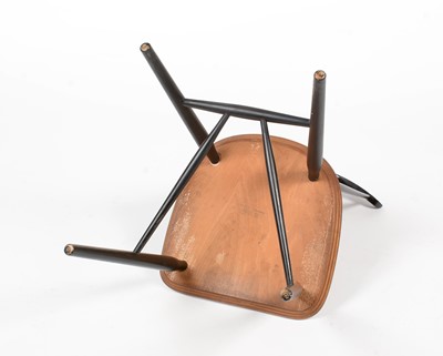 Lot 358 - Frank Guille for Kandya: a ebonised and teak dining chair