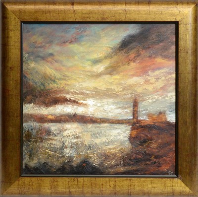 Lot 584 - Kate Van Suddese - Harbour Lights | oil