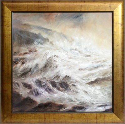 Lot 586 - Kate Van Suddese - Storm Sprays | oil