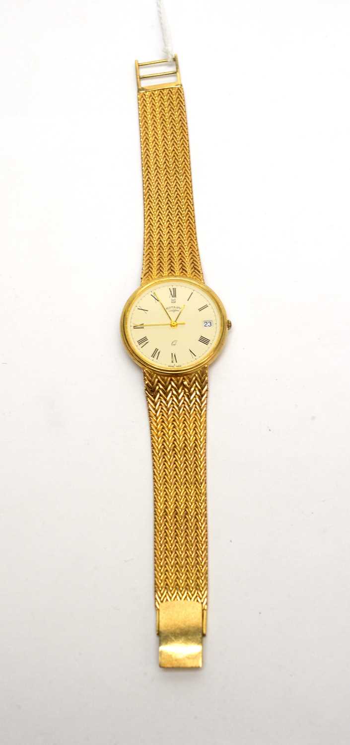 Lot 138 - A 9ct yellow gold Rotary wristwatch