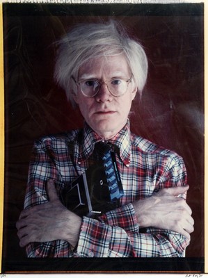 Lot 123 - Bill Ray - Andy Warhol with a Polaroid Camera | C-Type print