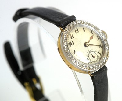 Lot 506 - An early 20th Century lady's diamond cocktail watch
