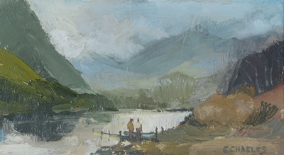 Lot 103 - E. Charles - Ullswater in the Lake District | oil