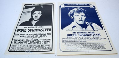 Lot 146 - 2 Bruce Springsteen posters signed by Randy Tuten