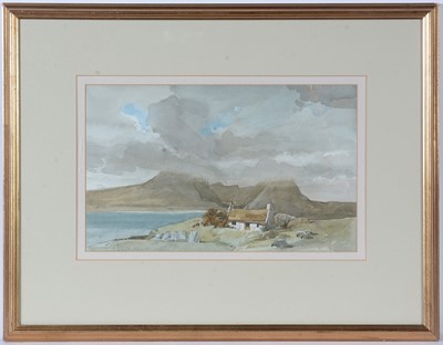 Lot 78 - Allan Graham - Sunshine and Showers, Elgol, Skye | watercolour