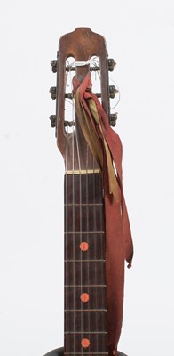 Lot 106 - Salvatore D'Angelo banjo resonator guitar.