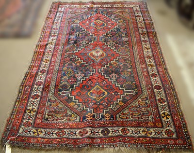 Lot 100A - A Caucasian rug