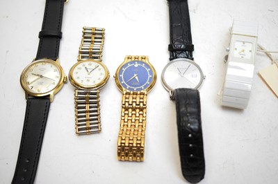 Lot 212 - A collection of wrist watches.