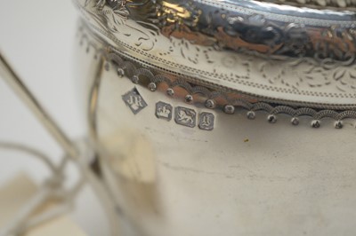 Lot 93 - A silver tea service, by Atkin Brothers