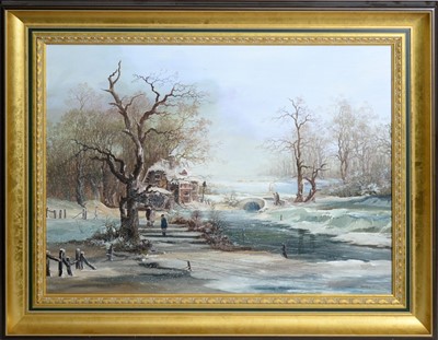 Lot 994 - Braaq - Winter Landscape | oil