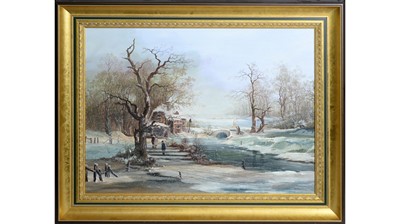Lot 645 - Braaq - Winter Landscape | oil