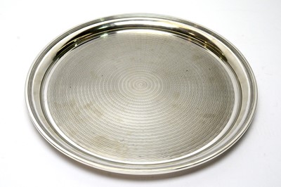 Lot 782 - Elkington & Co for Cunard White Star Line: an RMS Queen Mary large cocktail tray