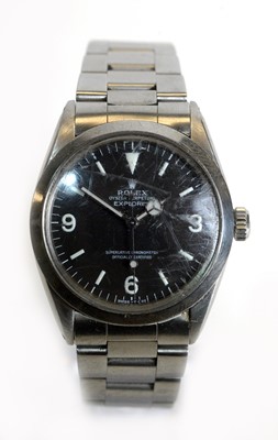 Lot 446 - Rolex Oyster Perpetual Explorer: a steel-cased automatic wristwatch