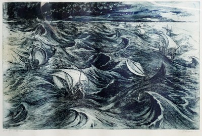 Lot 502 - Marcel Chirnoaga - Dark Voyage | etching and aquatint