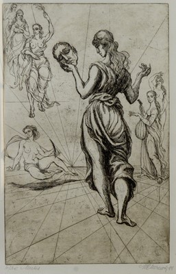 Lot 505 - Marcel Chirnoaga - Muses | etching and aquatint